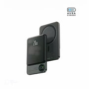 Aura Charge® Magnetische Powerbank – 5000mAh, Magsafe-kompatibel, Aluminium, USB-C, Wireless Charging
