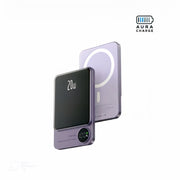 Aura Charge® Magnetische Powerbank – 5000mAh, Magsafe-kompatibel, Aluminium, USB-C, Wireless Charging